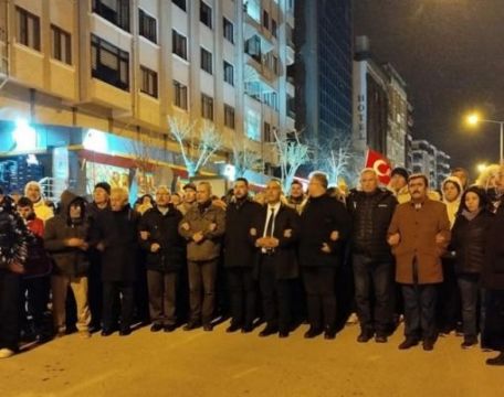 ÇORUM’DA İMAMOĞLU'NA DESTEK YÜRÜYÜŞÜ